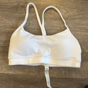 Lululemon white - size 4 - sports bra